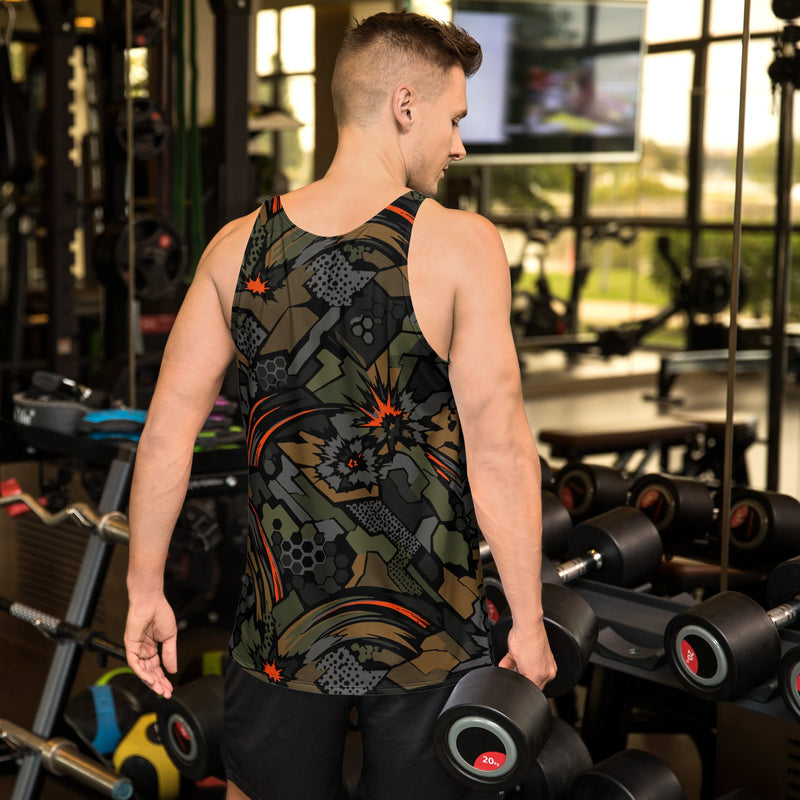 Dreadnought Firestorm CAMO Unisex Tank Top - Shirt