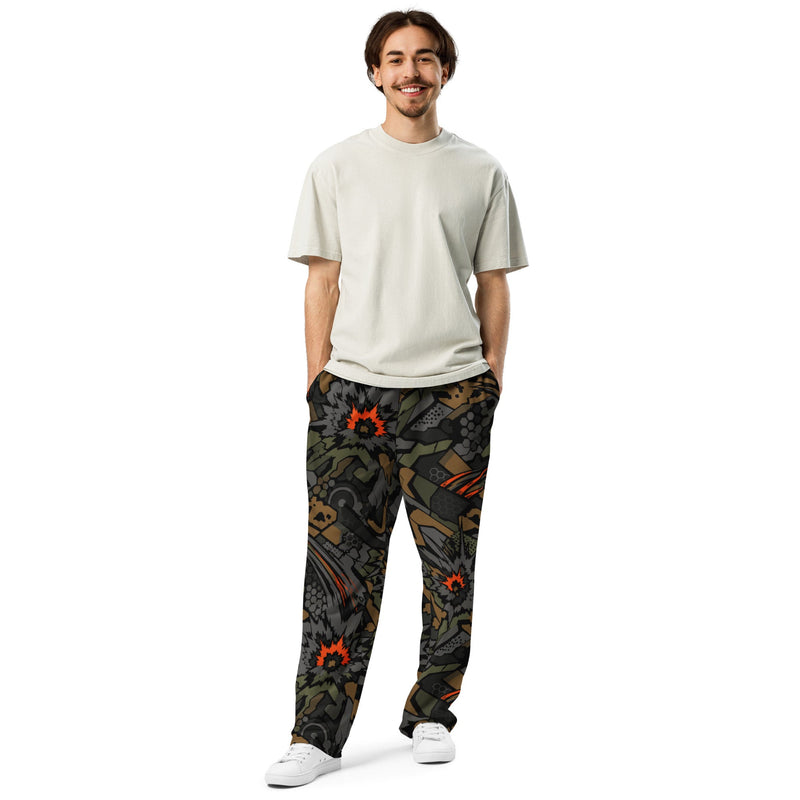 Dreadnought Firestorm CAMO Unisex Wide-Leg Joggers
