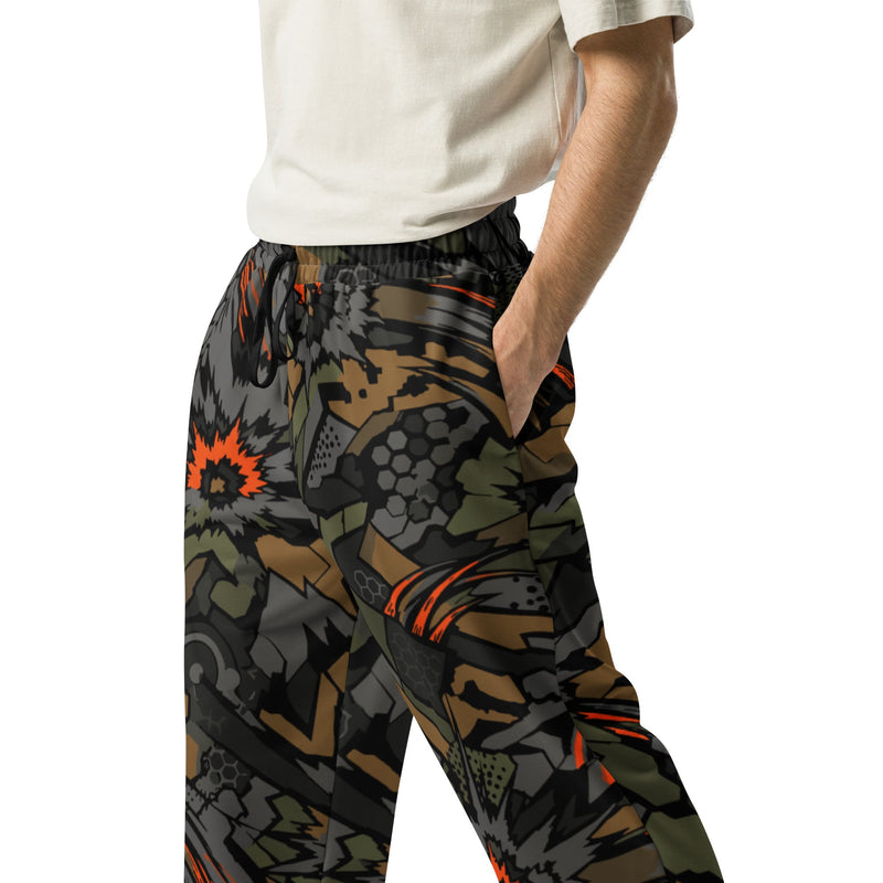 Dreadnought Firestorm CAMO Unisex Wide-Leg Joggers