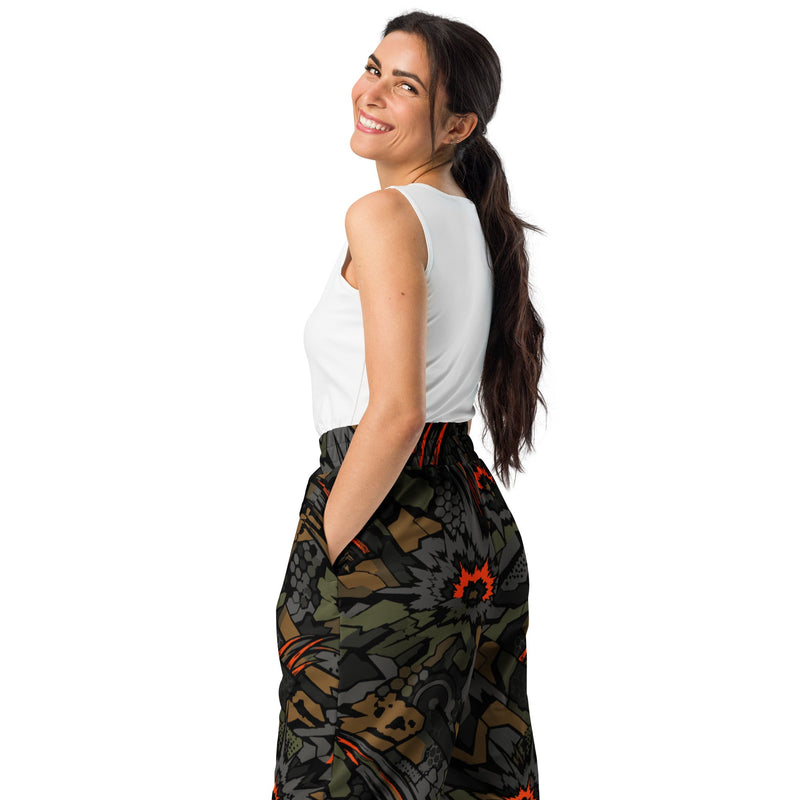 Dreadnought Firestorm CAMO Unisex Wide-Leg Joggers