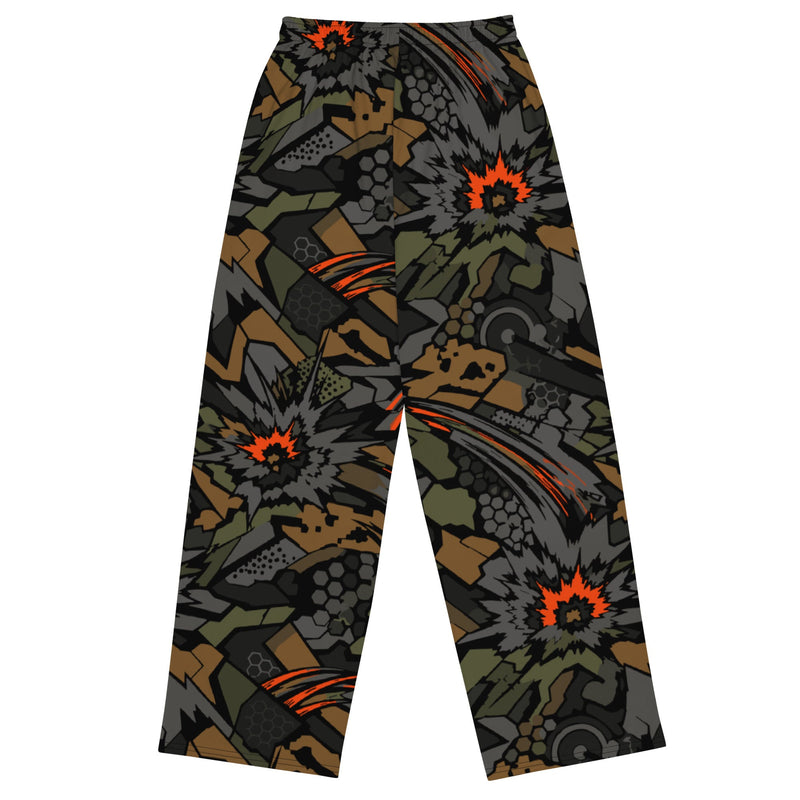 Dreadnought Firestorm CAMO Unisex Wide-Leg Leisure Pants - Pant