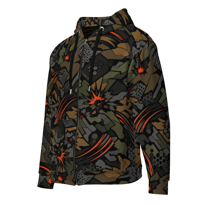 Dreadnought Firestorm CAMO Unisex Zip Hoodie