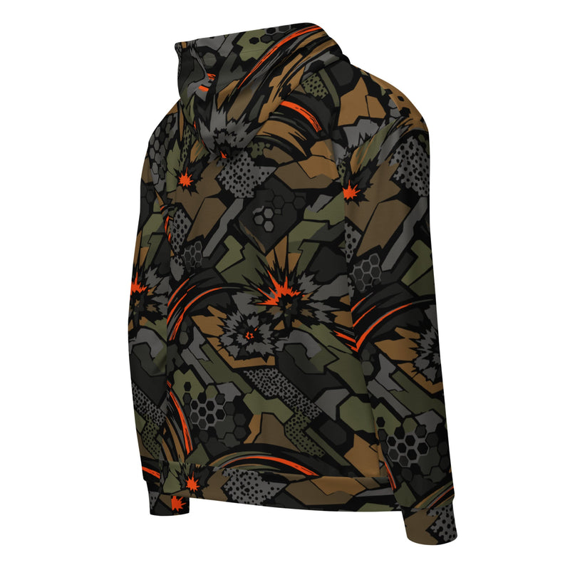 Dreadnought Firestorm CAMO Unisex Zip Hoodie
