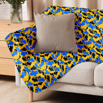 Duck Hunter Sunstrike Jungle CAMO Sherpa blanket - Blankets