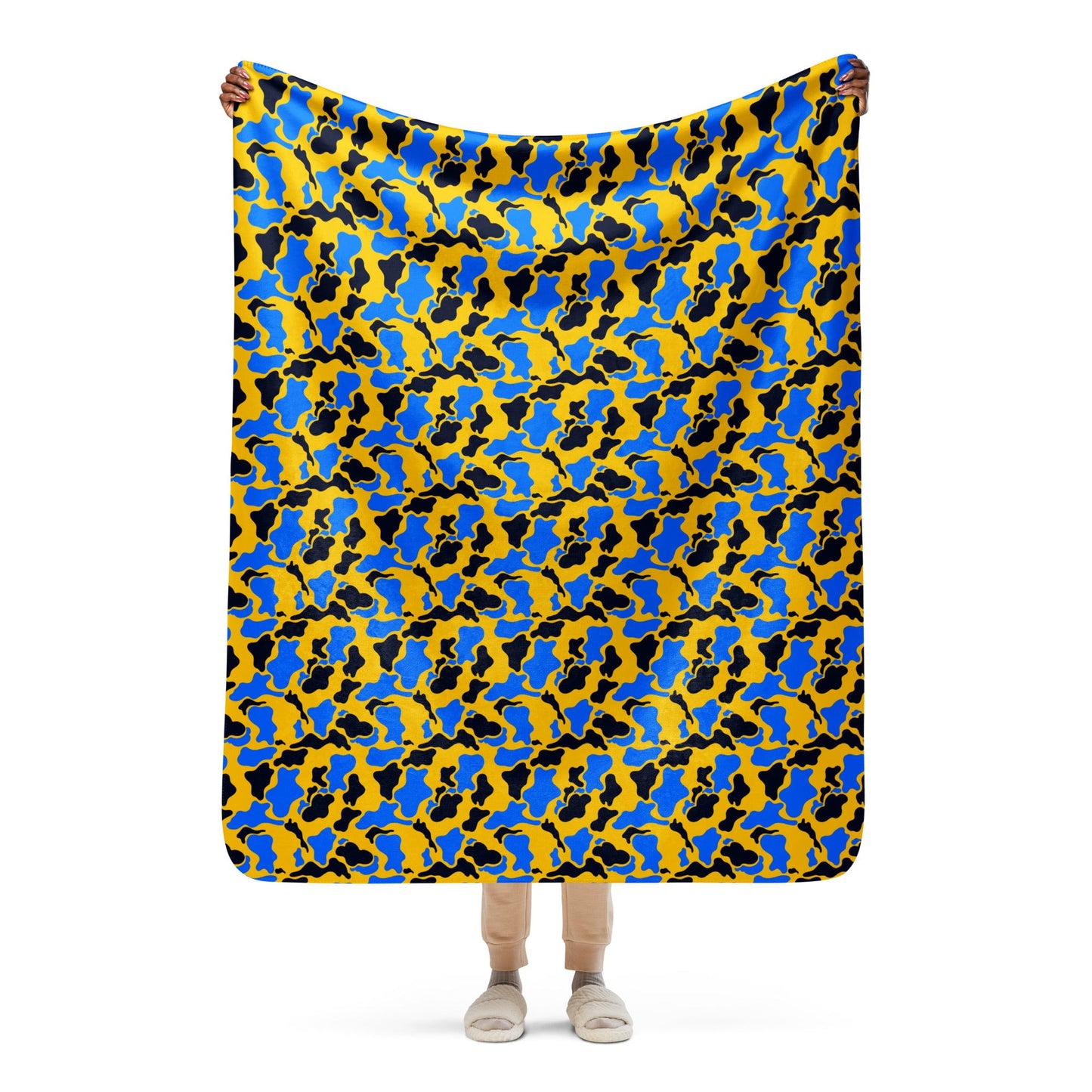Duck Hunter Sunstrike Jungle CAMO Sherpa blanket - 50″×60″ - Blankets