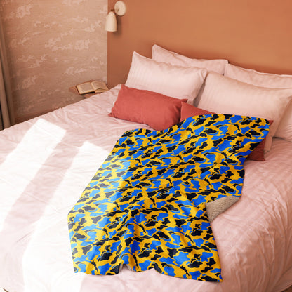 Duck Hunter Sunstrike Jungle CAMO Sherpa blanket - Blankets