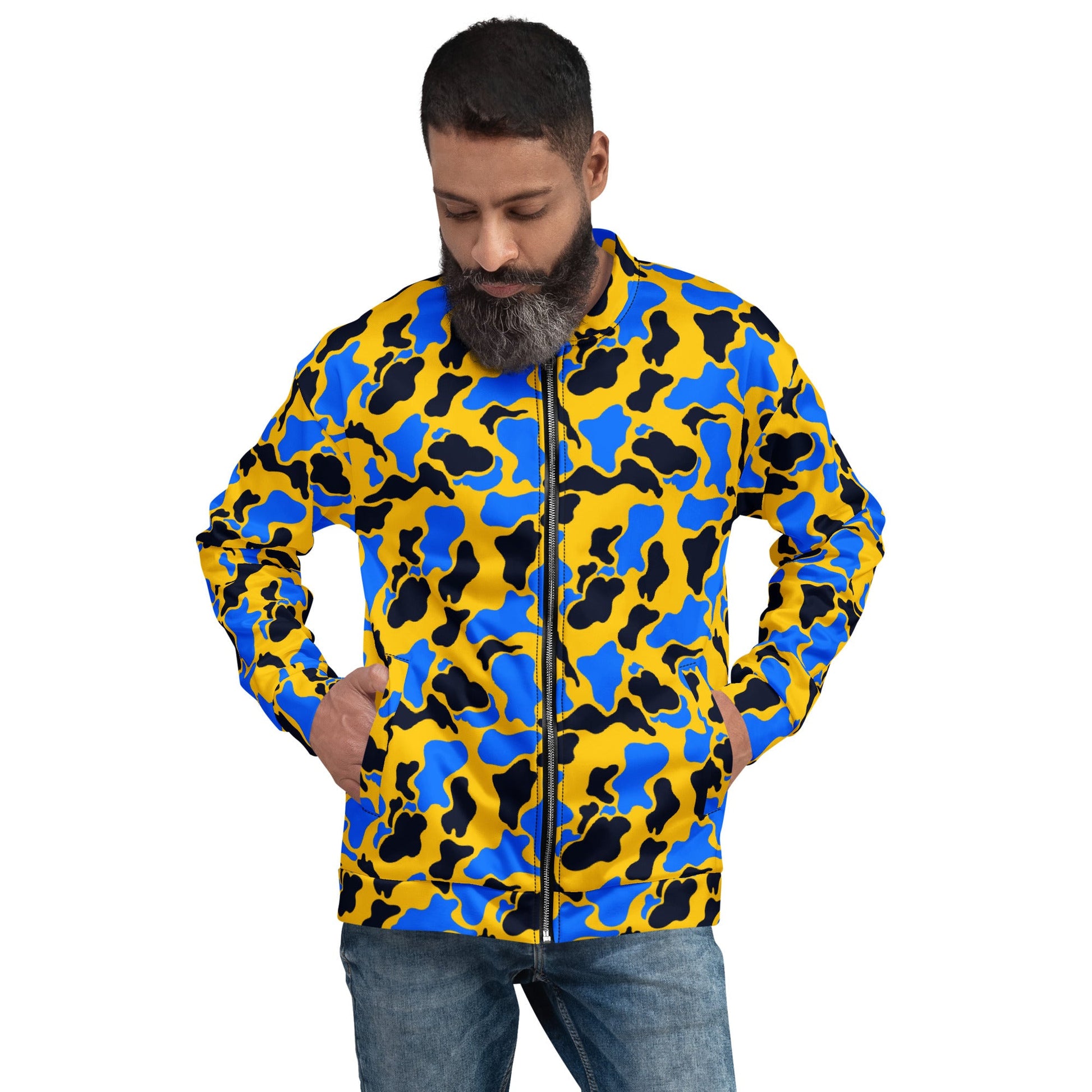 Duck Hunter Sunstrike Jungle CAMO Unisex Bomber Jacket - XS