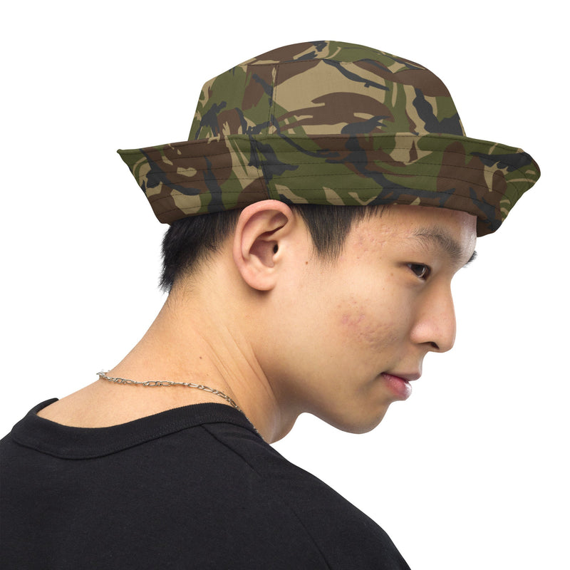 DPM Dutch Woodland CAMO Reversible Bucket Hat - Head