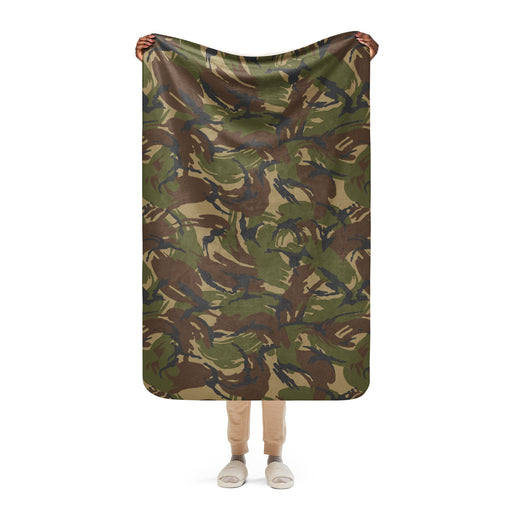 DPM Dutch Woodland CAMO Sherpa Blanket - 37″×57″