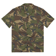 DPM Dutch Woodland CAMO Unisex Short-Sleeve Button Shirt - 2XS - Button-Up