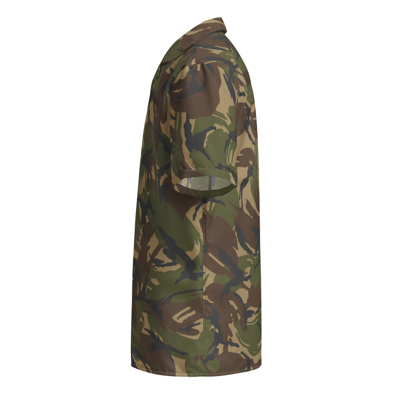 DPM Dutch Woodland CAMO Unisex Short-Sleeve Button Shirt - Button-Up