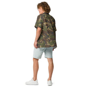 DPM Dutch Woodland CAMO Unisex Short-Sleeve Button Shirt - Button-Up