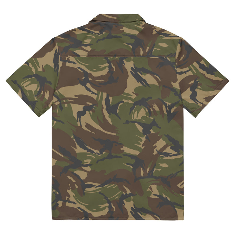 DPM Dutch Woodland CAMO Unisex Short-Sleeve Button Shirt - Button-Up