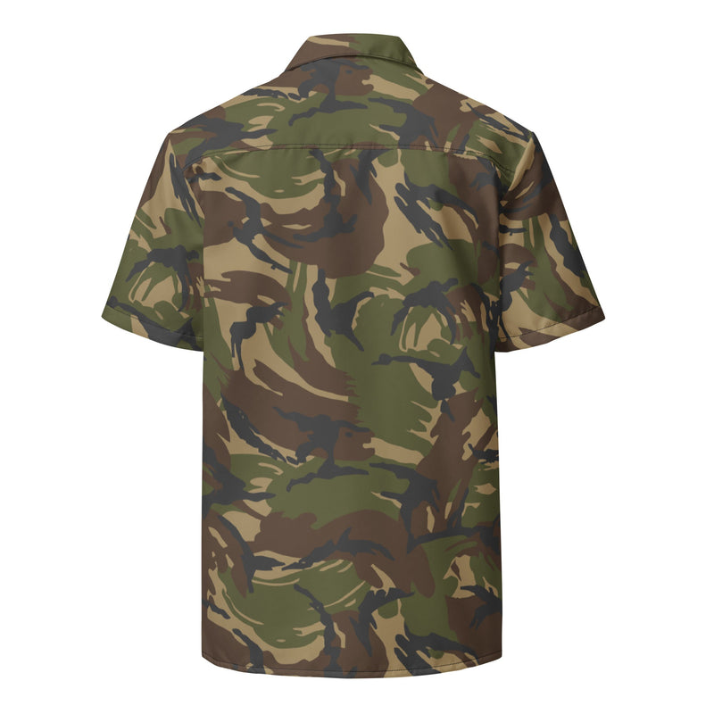 DPM Dutch Woodland CAMO Unisex Short-Sleeve Button Shirt - Button-Up