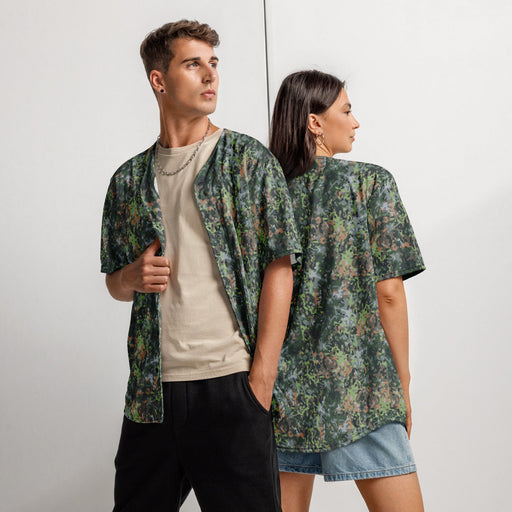 Fractal Dutch Woodland CAMO Unisex Baseball Jersey - 2XS