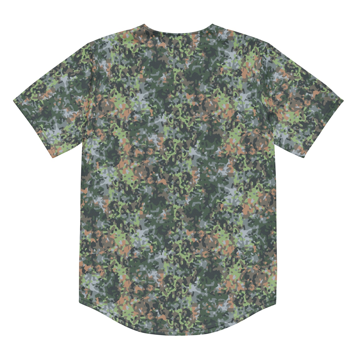 Dutch Fractal Green CAMO baseball jersey - Baseball Jerseys