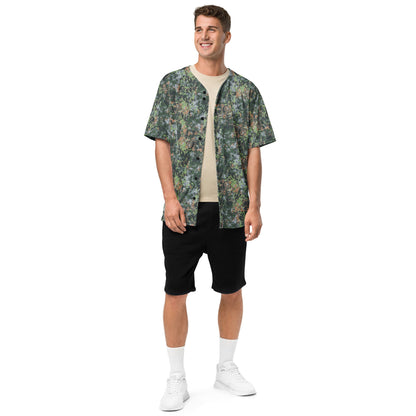 Dutch Fractal Green CAMO baseball jersey - Baseball Jerseys