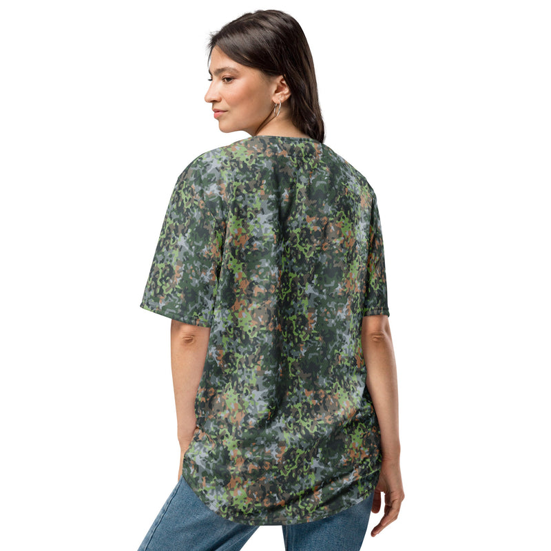 Fractal Dutch Woodland CAMO Unisex Baseball Jersey