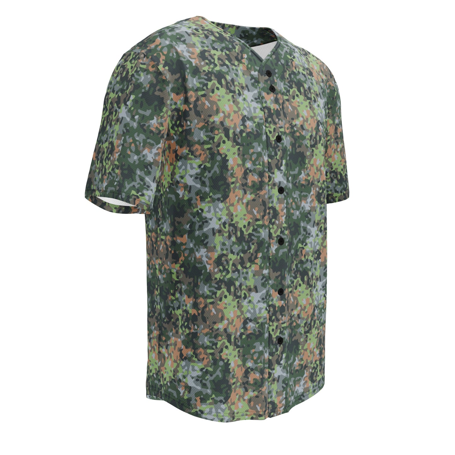Dutch Fractal Green CAMO baseball jersey - Baseball Jerseys