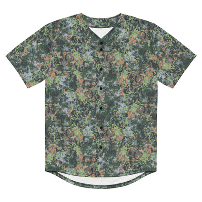 Dutch Fractal Green CAMO baseball jersey - Baseball Jerseys