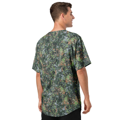 Dutch Fractal Green CAMO baseball jersey - Baseball Jerseys