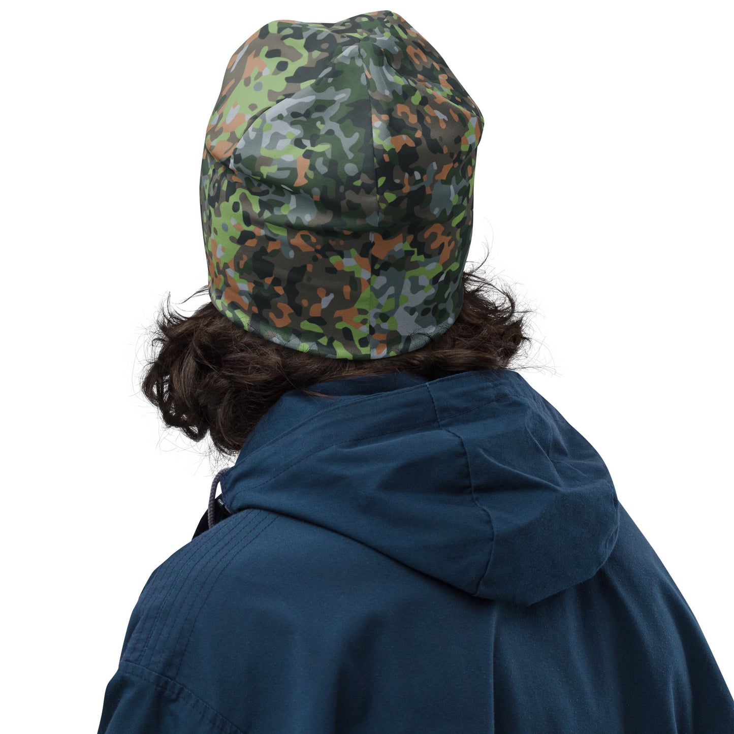 Dutch Fractal Green CAMO Beanie - Beanies