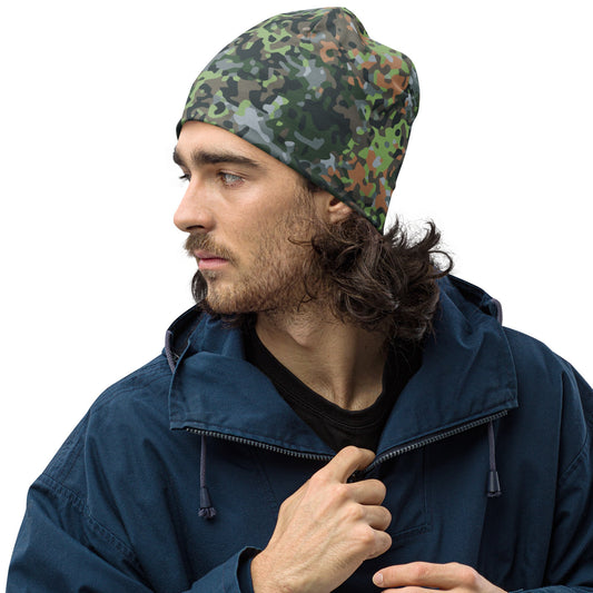 Dutch Fractal Green CAMO Beanie - S - Beanies