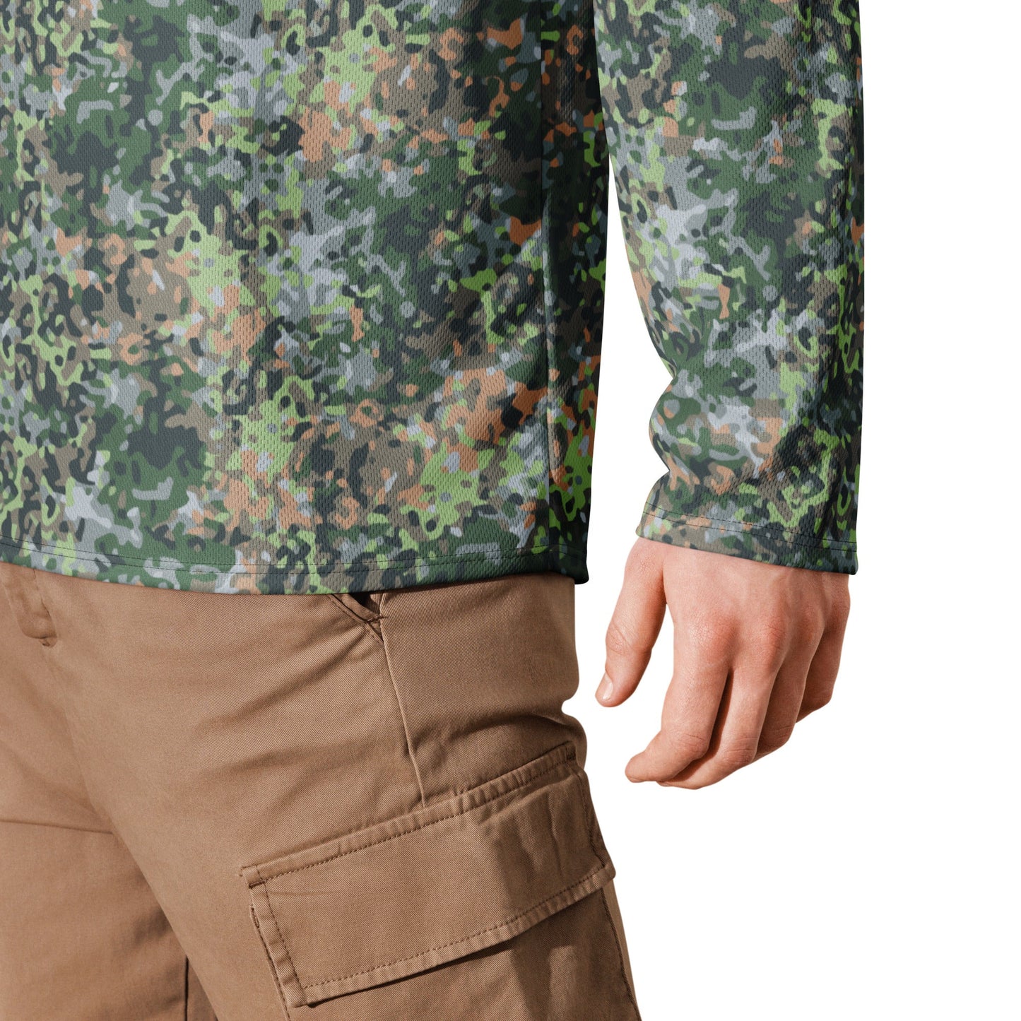 Dutch Fractal Green CAMO hockey fan jersey - Hockey Jerseys