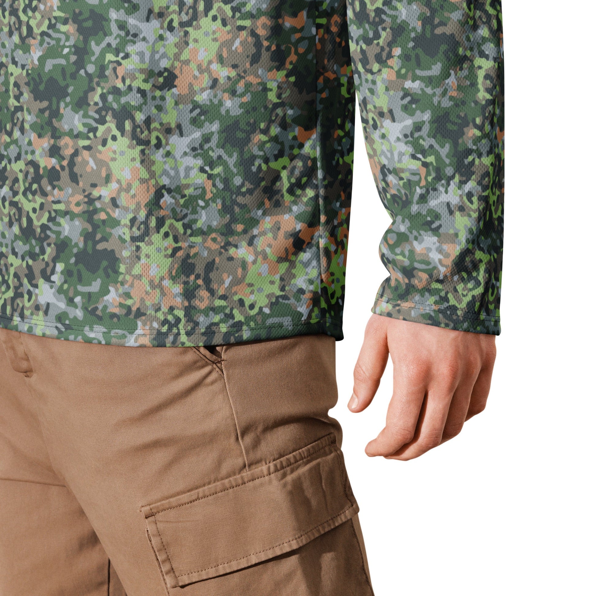 Dutch Fractal Green CAMO hockey fan jersey - Hockey Jerseys