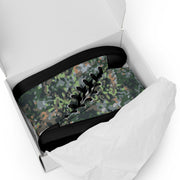 Fractal Dutch Woodland CAMO Mens High-Top Canvas Shoes