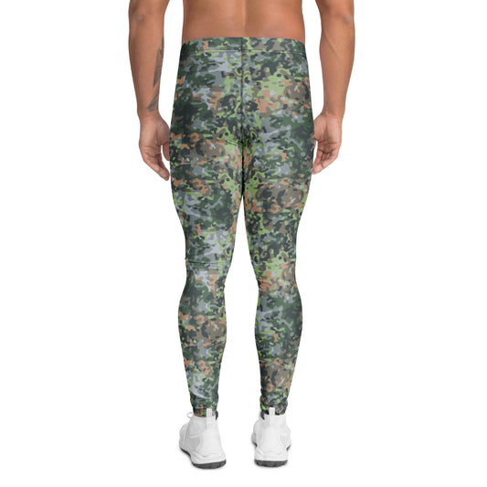 Dutch Fractal Green CAMO Mens Leggings