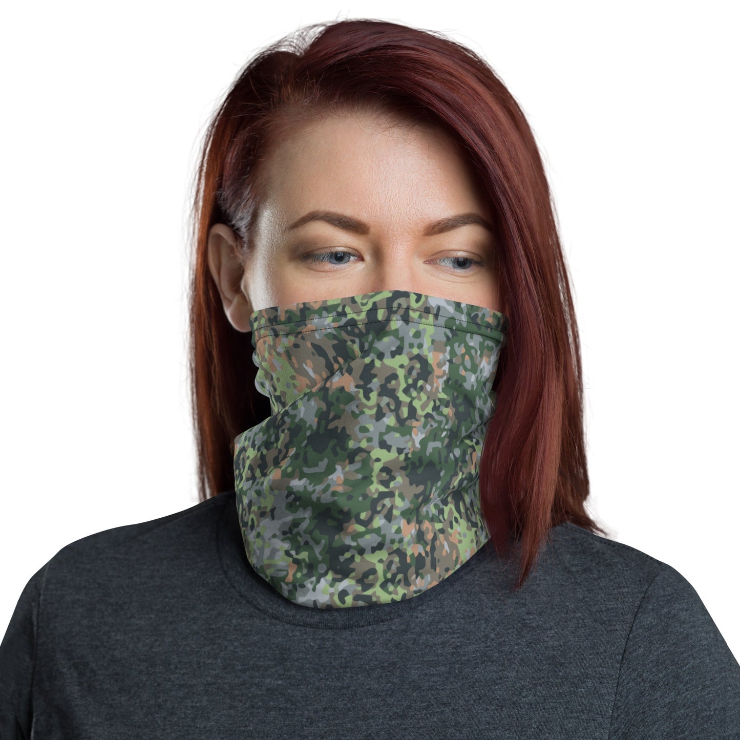 Dutch Fractal Green CAMO Neck Gaiter Gaiters