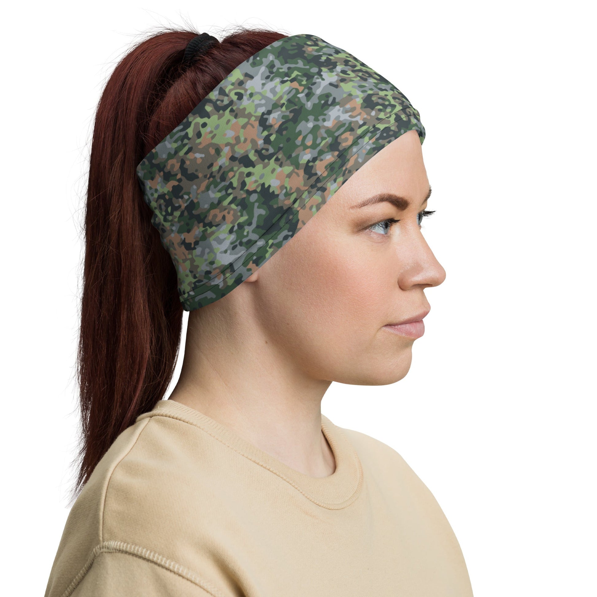 Dutch Fractal Green CAMO Neck Gaiter Gaiters