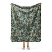 Fractal Dutch Woodland CAMO Sherpa Blanket - 50″×60″