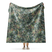Fractal Dutch Woodland CAMO Sherpa Blanket - 60″×80″