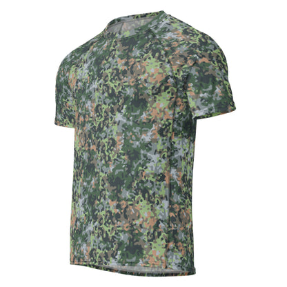 Dutch Fractal Green CAMO Mens Short-Sleeve Rash Guard