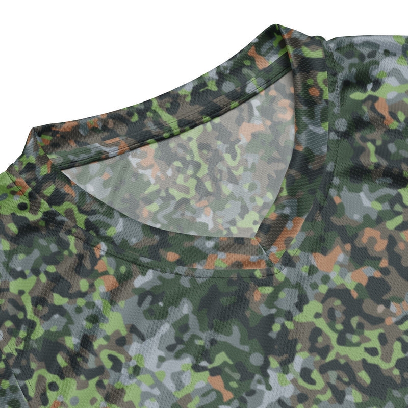 Fractal Dutch Woodland CAMO Unisex Basketball Jersey