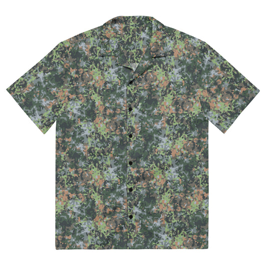 Dutch Fractal Green CAMO Unisex button shirt - 2XS - Button Shirts
