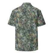 Fractal Dutch Woodland CAMO Unisex Short-Sleeve Button Shirt - Button-Up