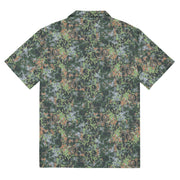 Fractal Dutch Woodland CAMO Unisex Short-Sleeve Button Shirt - Button-Up