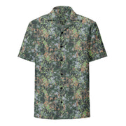 Fractal Dutch Woodland CAMO Unisex Short-Sleeve Button Shirt - Button-Up