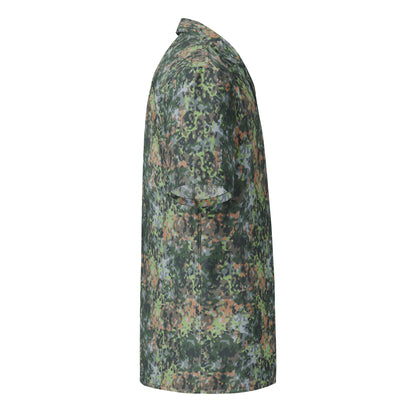 Dutch Fractal Green CAMO Unisex Short-Sleeve Button Shirt