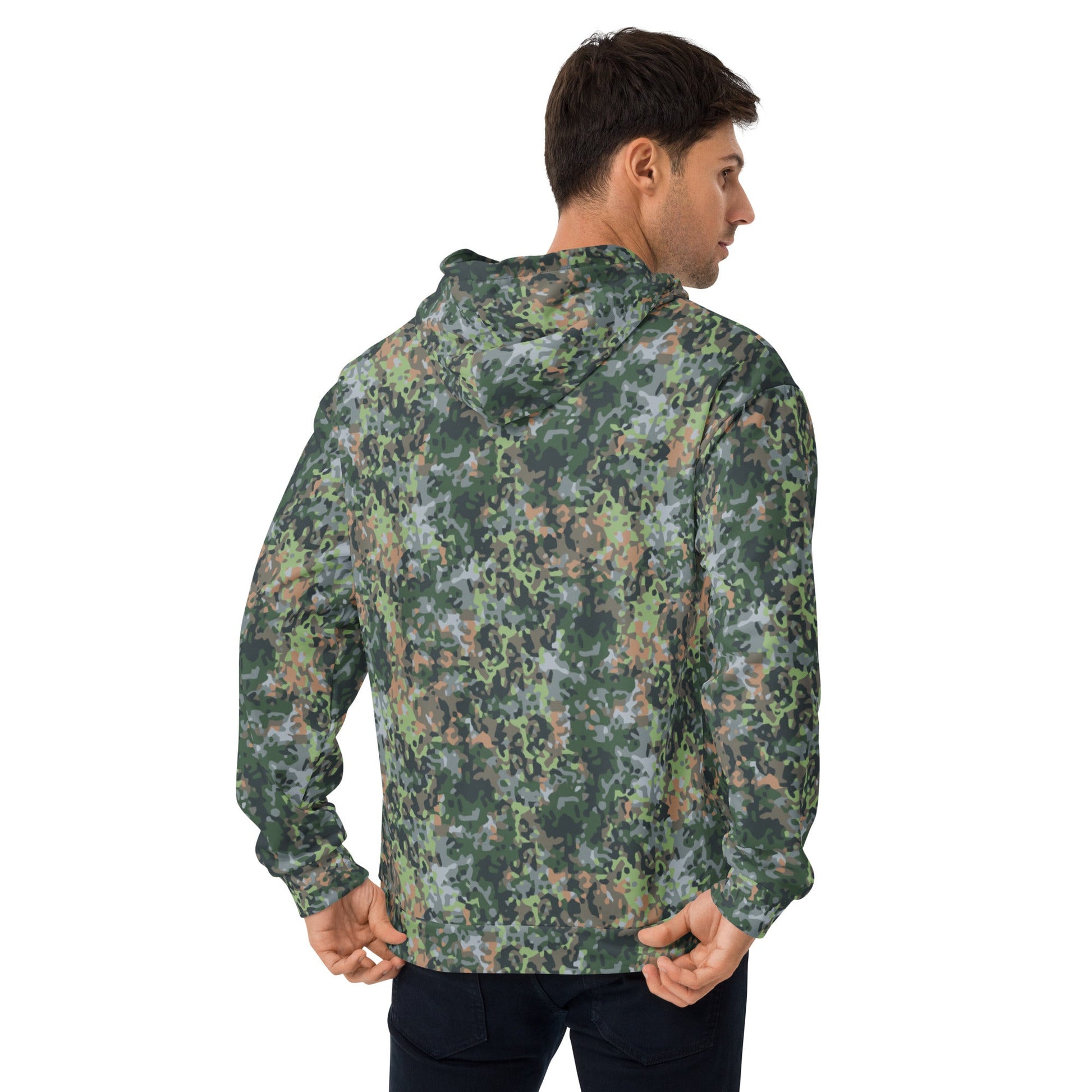 Dutch Fractal Green CAMO Unisex Hoodie - Hoodies