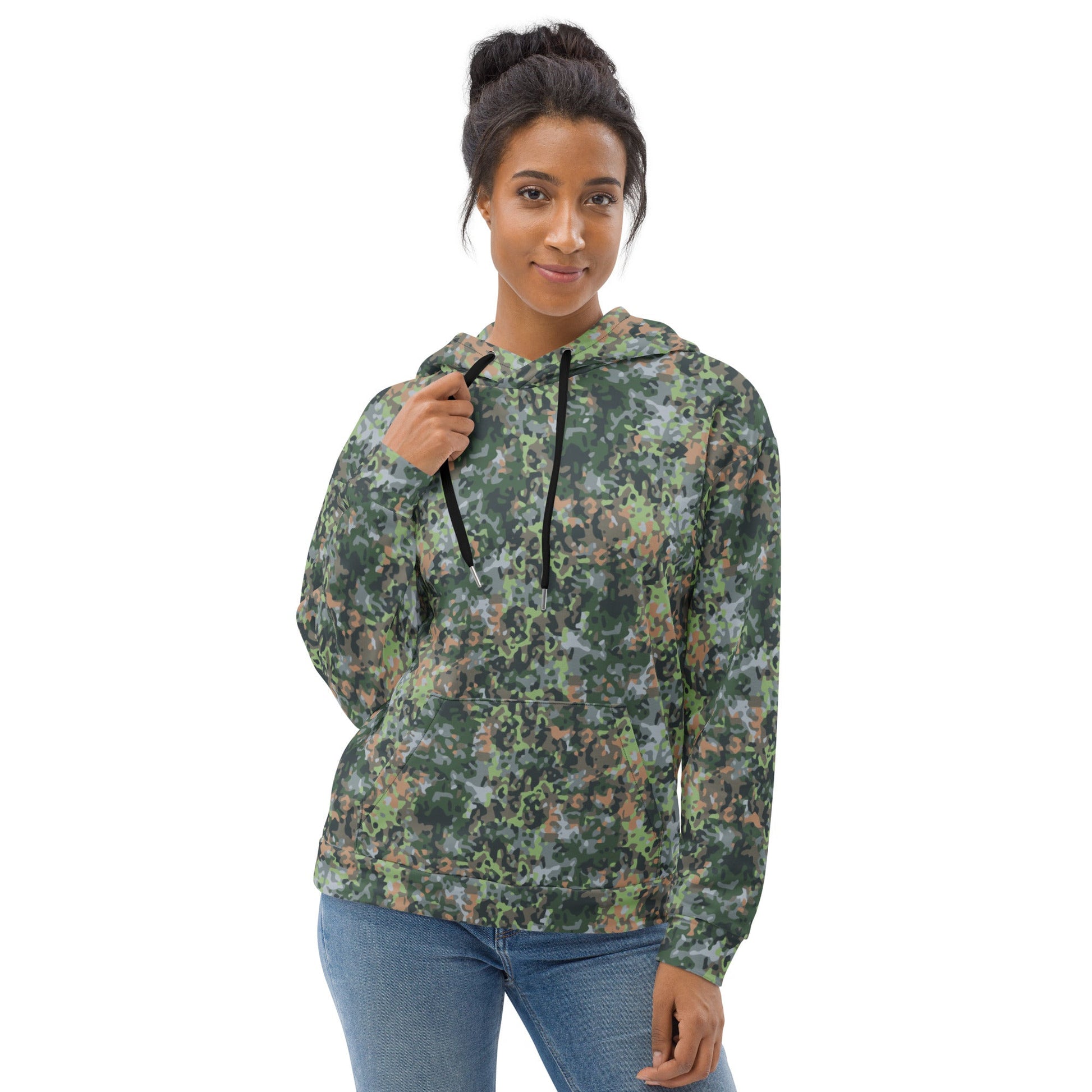 Dutch Fractal Green CAMO Unisex Hoodie - Hoodies
