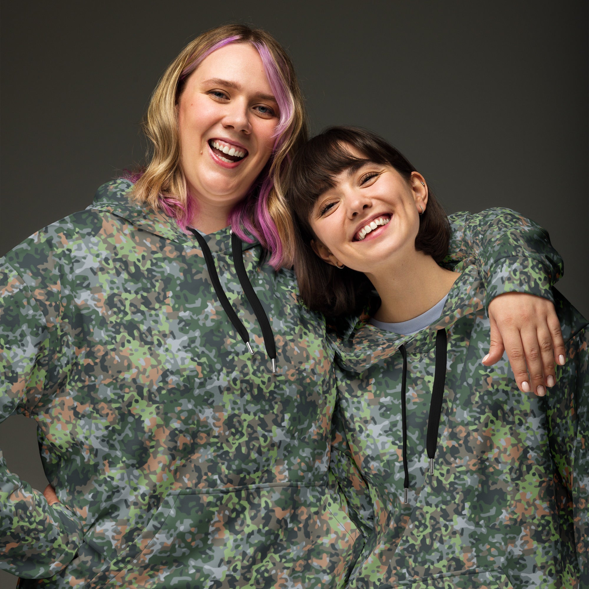 CAMO HQ - Dutch Fractal Green CAMO Unisex Hoodie - Worldwide