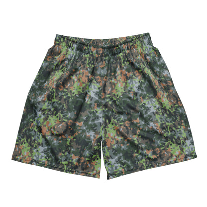 Dutch Fractal Green CAMO Unisex mesh shorts - 2XS - Mesh Shorts