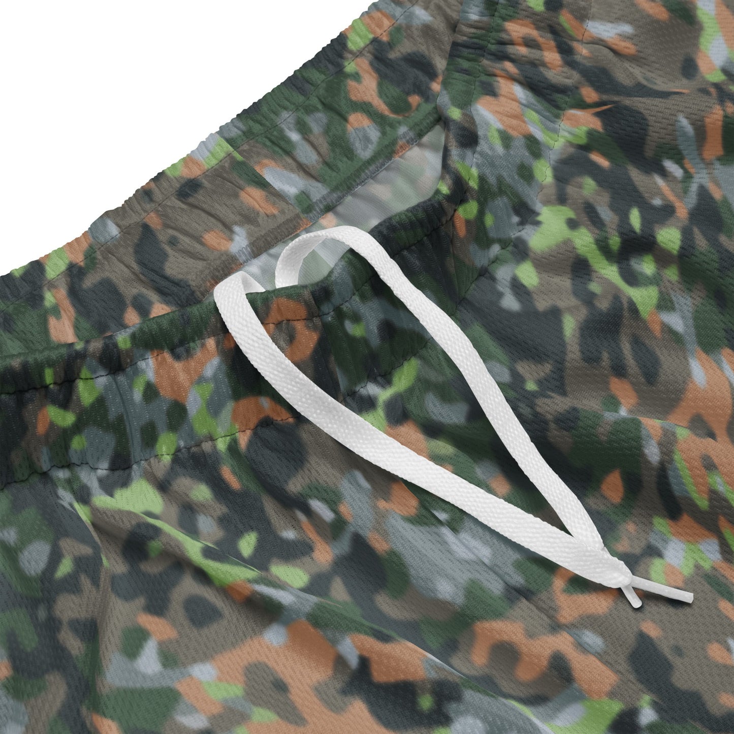 Dutch Fractal Green CAMO Unisex mesh shorts - Mesh Shorts