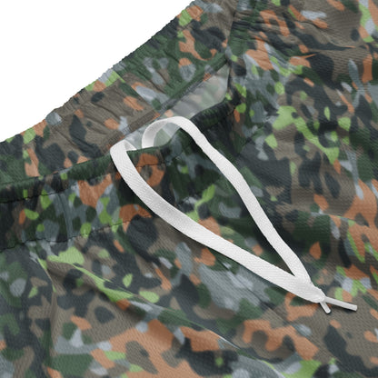 Dutch Fractal Green CAMO Unisex mesh shorts - Mesh Shorts
