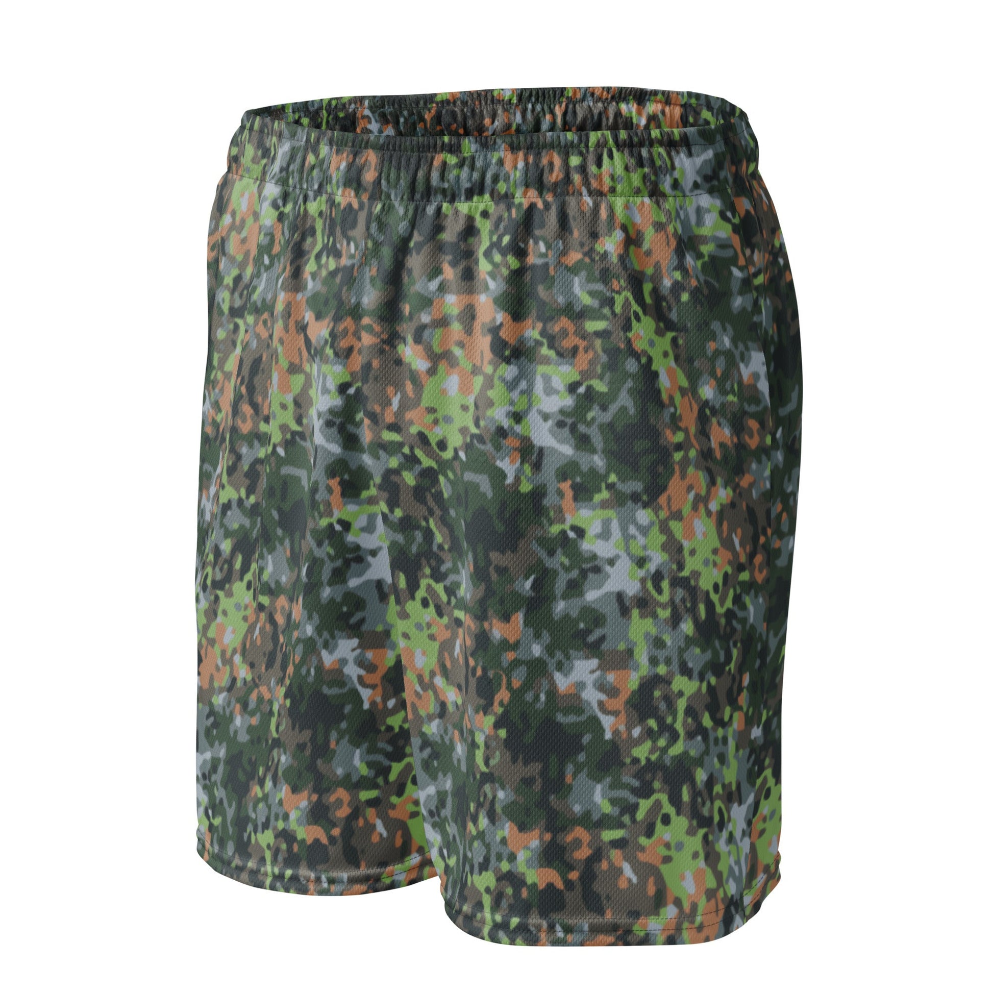 Dutch Fractal Green CAMO Unisex mesh shorts - Mesh Shorts