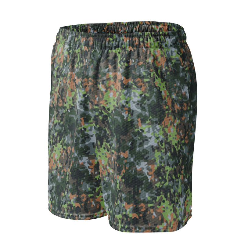 Fractal Dutch Woodland CAMO Unisex Mesh Shorts